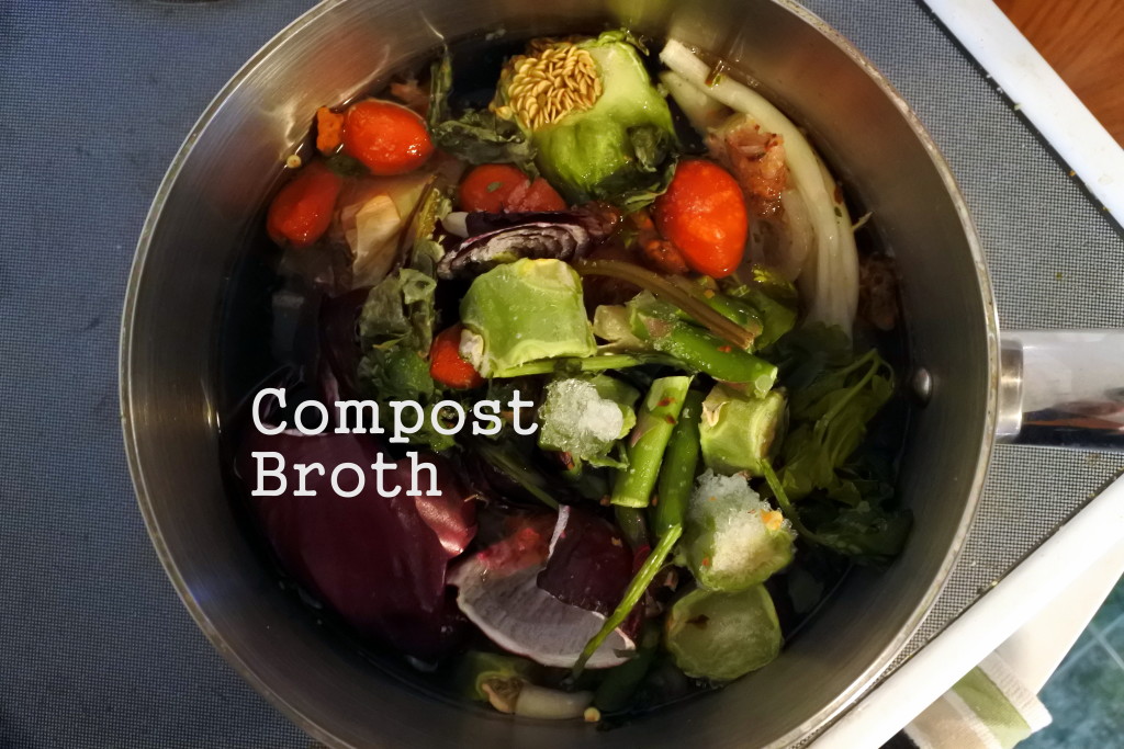 compost homemade soup broth Ottawa sustainable vegan food waste