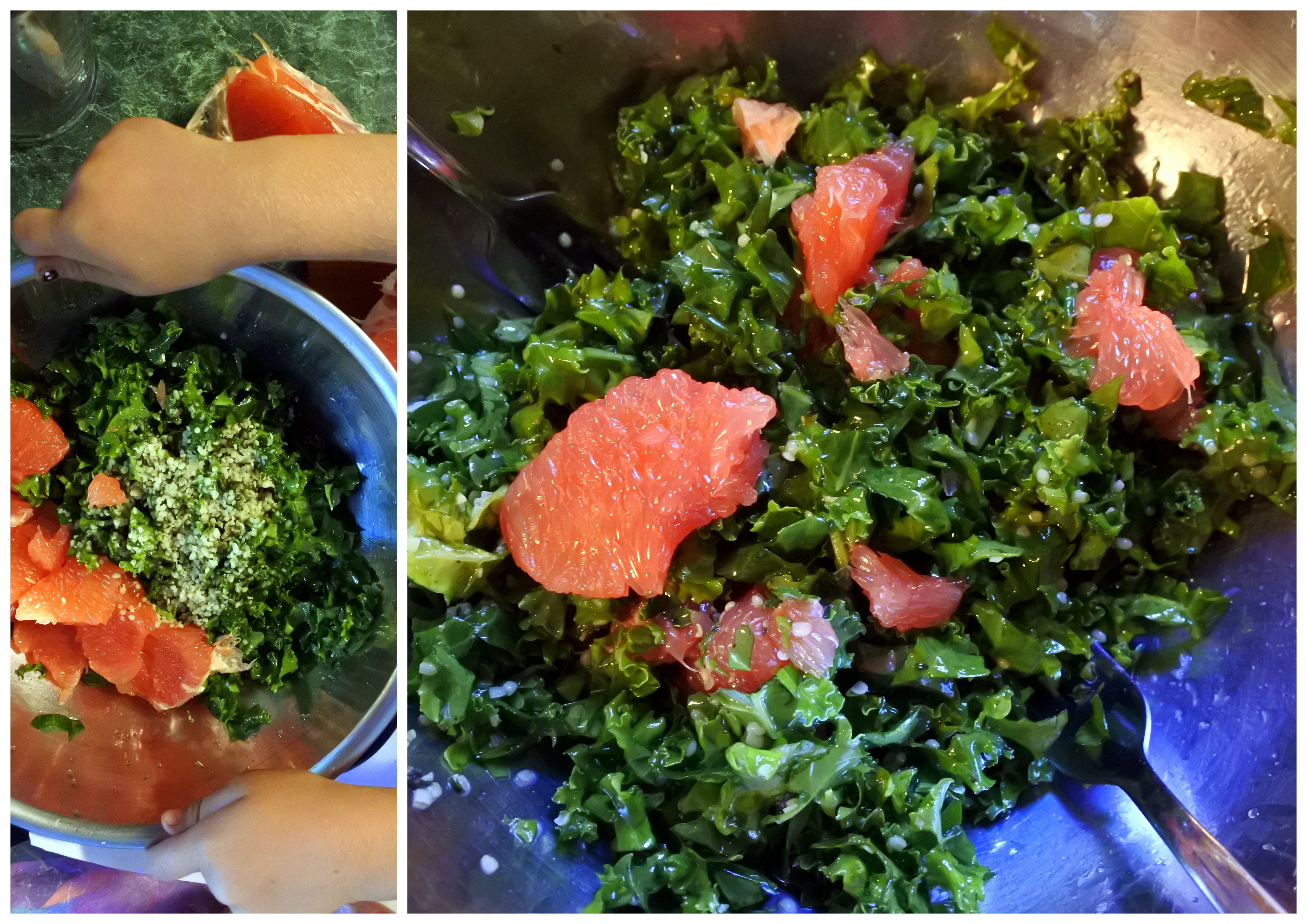kale salad healthy grapefruit recipe kids ottawa vegan paleo