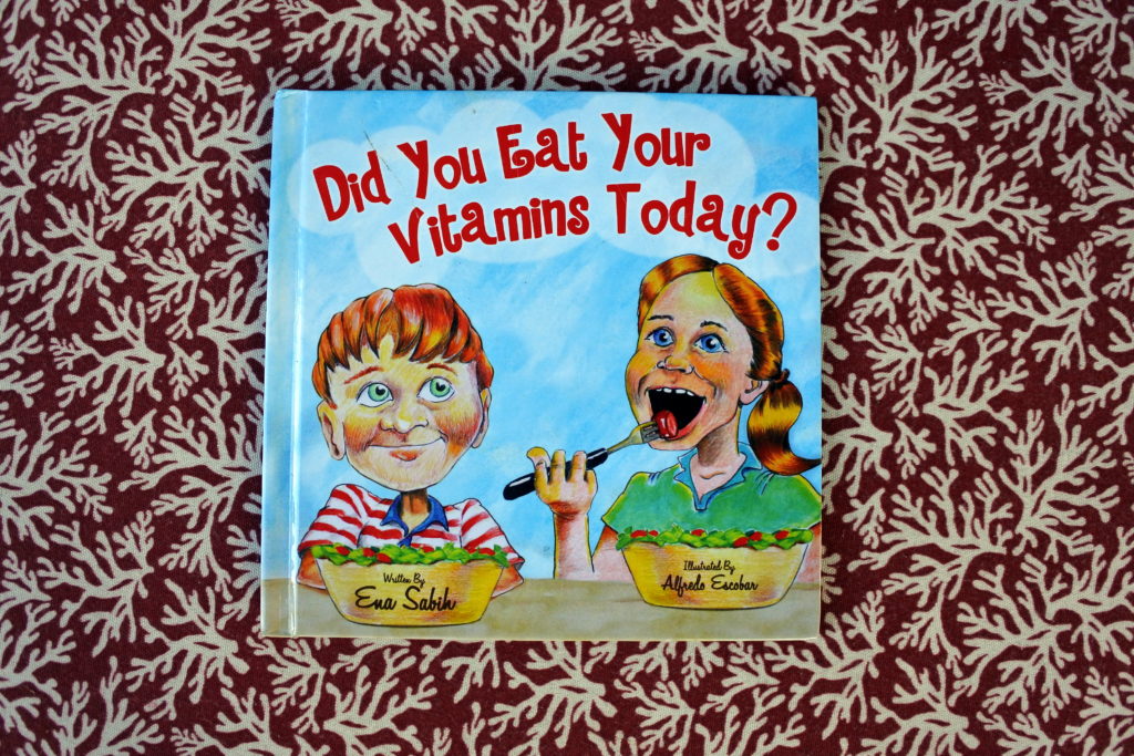 kids books health eating Ena Sabih ottawa author Vitamins learning teaching 